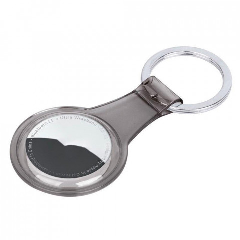 Чехол-брелок для AirTag AHAS Crystal Grey